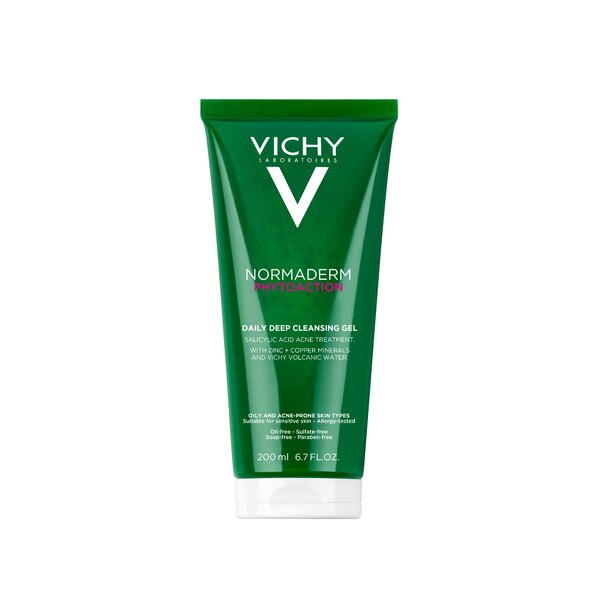 Vichy Normaderm Deep Cleansing - Gel de limpieza antiacné, uso diario