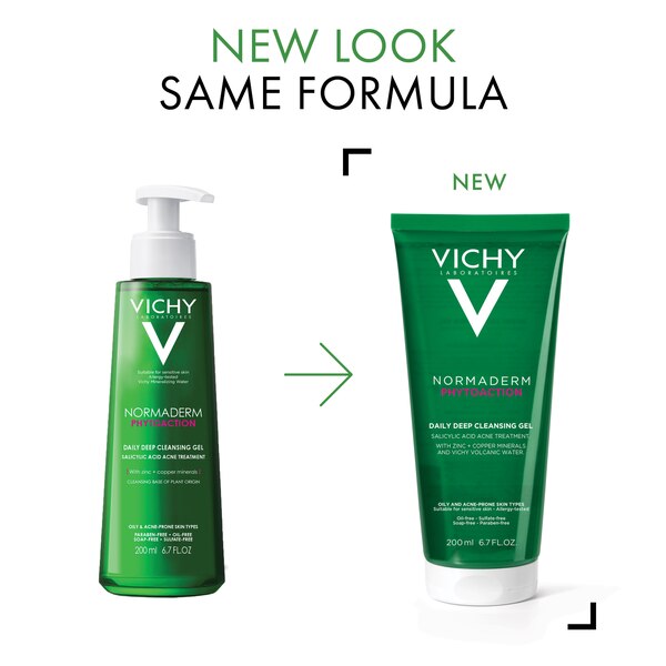 Vichy Normaderm Deep Cleansing - Gel de limpieza antiacné, uso diario