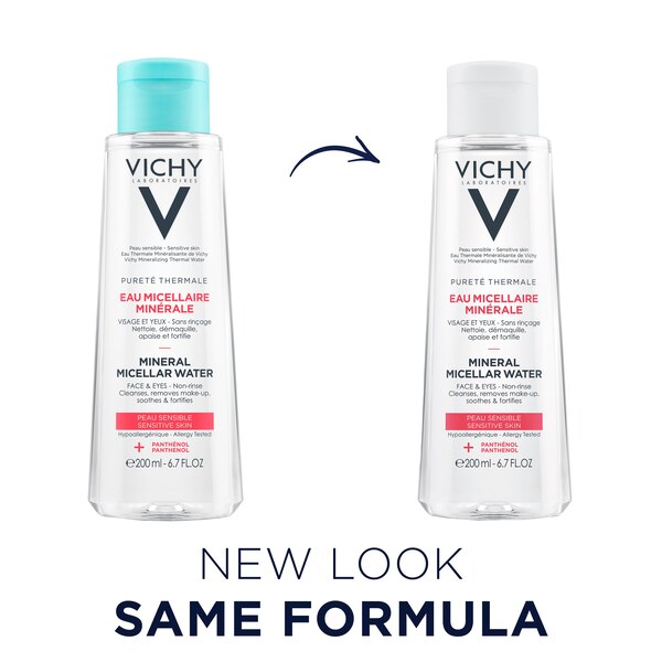 Vichy Purete Thermale Mineral Micellar Water for Sensitive Skin, 6.76 OZ