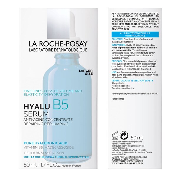 La Roche-Posay Hyalu B5 Pure Hyaluronic Acid Face Serum with Vitamin B5 for Fine Lines