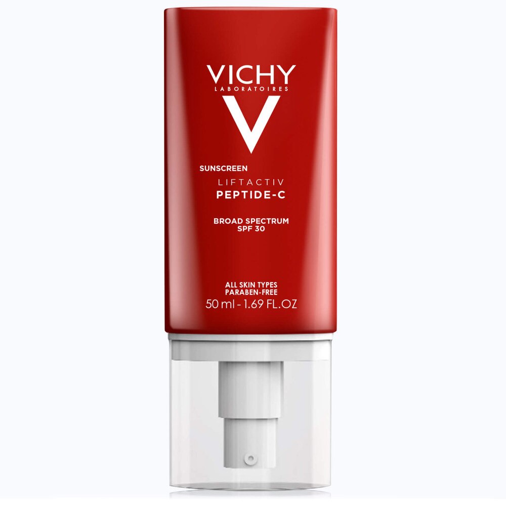 Vichy LiftActiv SPF 30 Sunscreen Peptide-C Anti Aging Face Moisturizer with Peptides & Vitamin C, 1.52 OZ