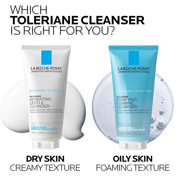 La Roche-Posay Toleriane Hydrating Face Cleanser, Gentle Face Wash