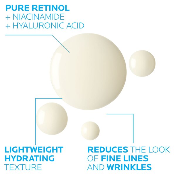 La Roche-Posay Pure Retinol Face Serum with Vitamin B3, 1.01 OZ