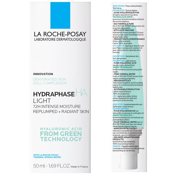 La Roche-Posay Hydraphase - Hidratante facial liviano, hidratación por 24 horas, 1.69 oz