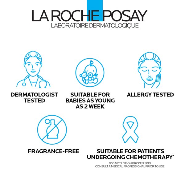 La Roche-Posay Lipikar Wash AP+ Body & Face Wash Pump for Extra Dry Skin, 13.5 OZ