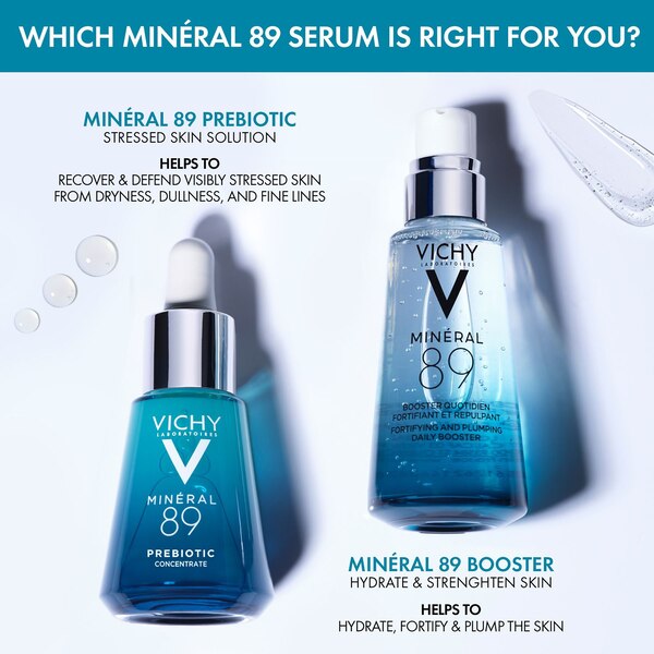 Vichy Mineral 89 Face Serum Prebiotic Recovery and Defense Concentrate