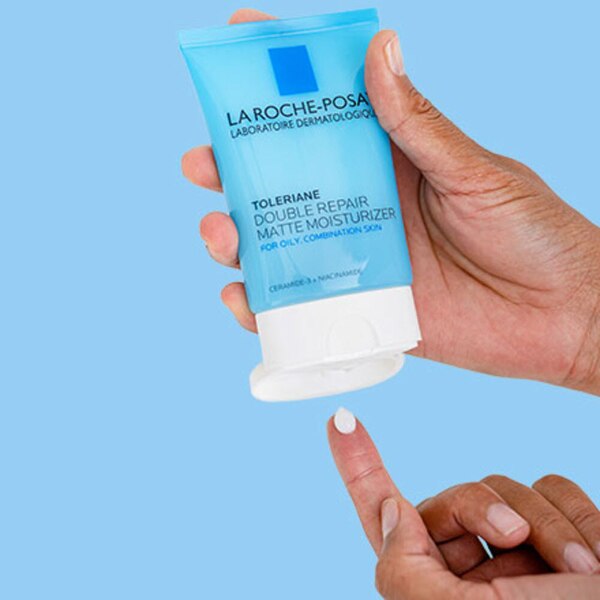 La Roche-Posay Toleriane Double Repair Matte Face Moisturizer for Oily and Combination Skin, 3.38 OZ