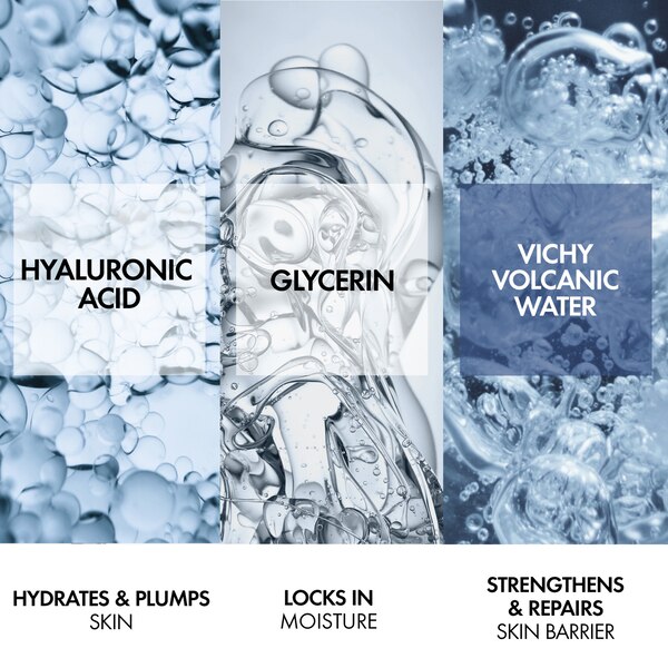Vichy Aqualia Thermal Face Moisturizer for Dry Skin with Hyaluronic Acid, 1.69 OZ