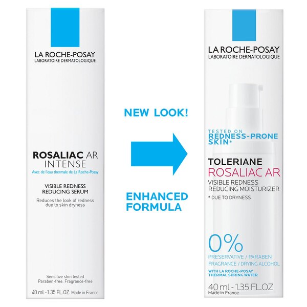 La Roche-Posay Toleriane Rosaliac AR Redness Reducing Serum Face Moisturizer 1.35 OZ