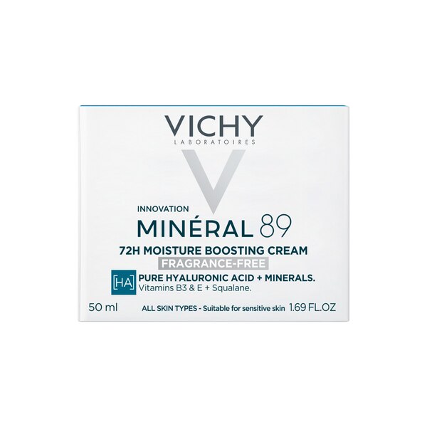 Vichy Mineral 89 Fragrance Free Moisturizer, 1.69 OZ