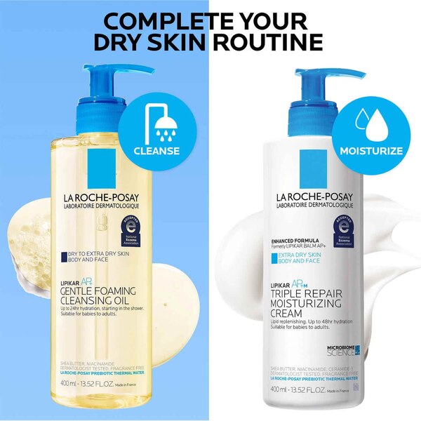 La Roche-Posay Lipikar AP+ Gentle Foaming Cleansing Oil, 13.5oz