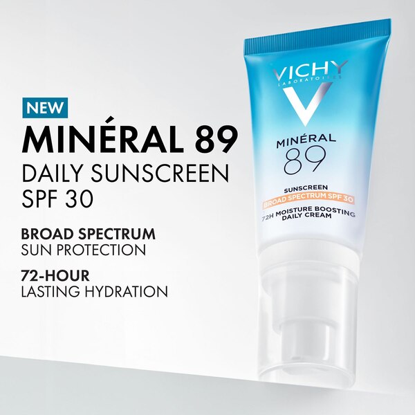 Vichy Mineral 89 72H Moisture Boosting Daily UV Shield, SPF 30