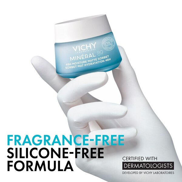 Vichy Mineral 89 24H Matte Moisture Cooling Gel, 1.69 OZ