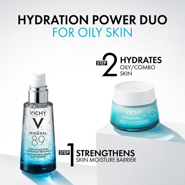 Vichy Mineral 89 24H Matte Moisture Cooling Gel, 1.69 OZ