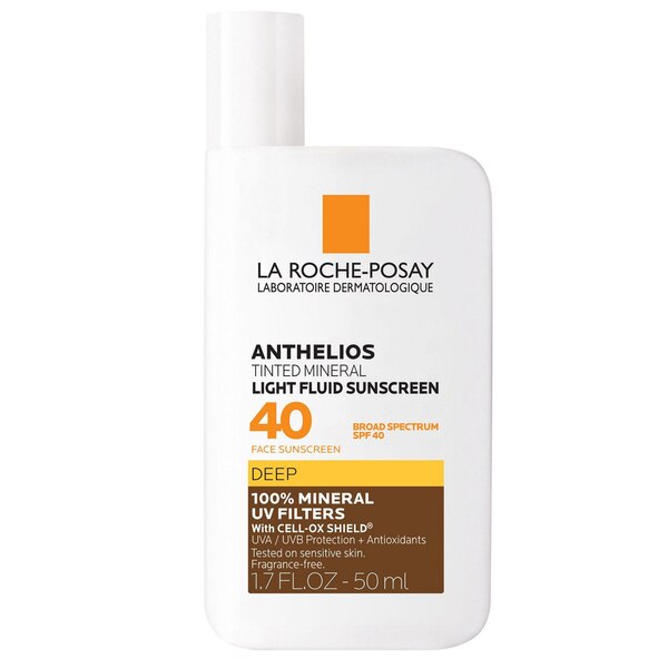 La Roche-Posay Anthelios Tinted Mineral Light Fluid Sunscreen, SPF 40, Deep