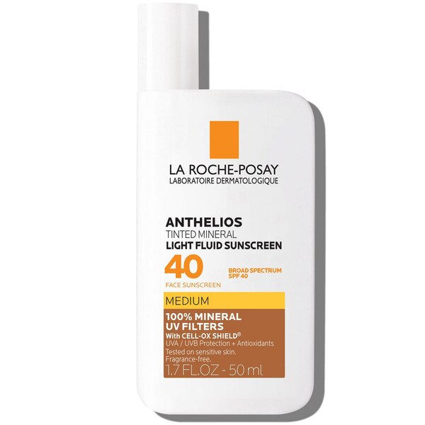 La Roche-Posay Anthelios Tinted Mineral Light Fluid Sunscreen, SPF 40, Medium