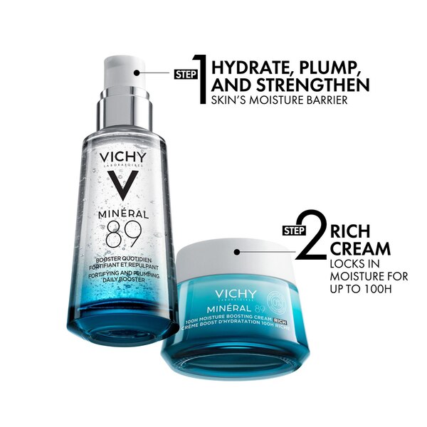 Vichy Minéral 89 100H Rich Cream Fragrance-Free Moisturizer