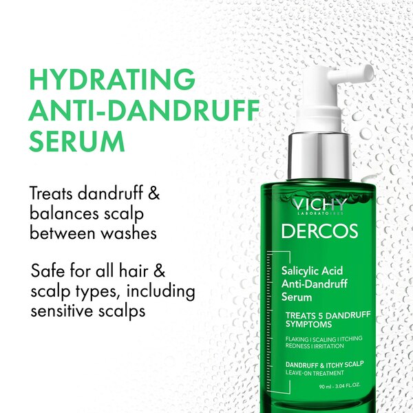 Vichy Dercos Salicylic Acid Anti-Dandruff Serum, 3 OZ