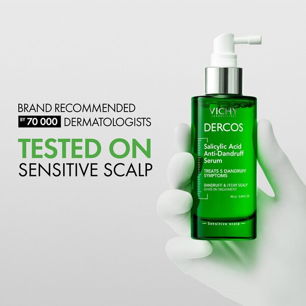 Vichy Dercos Salicylic Acid Anti-Dandruff Serum, 3 OZ
