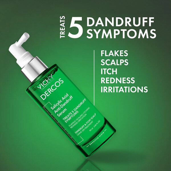 Vichy Dercos Salicylic Acid Anti-Dandruff Serum, 3 OZ