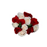 Multicolor Fresh Rose Bouquet, Assorted Colors, thumbnail image