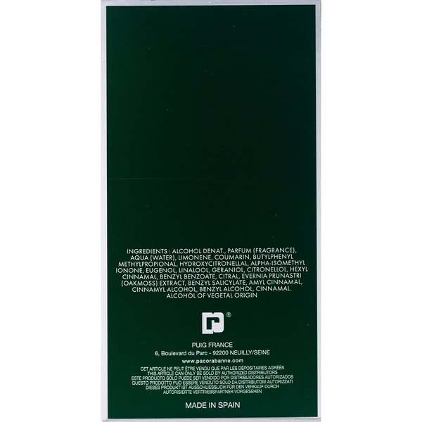 Paco Rabanne Pour Homme Eau De Toilette