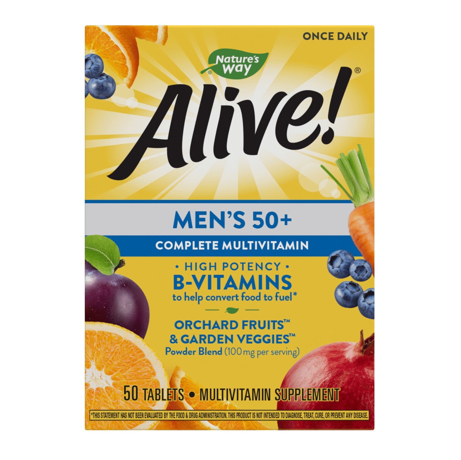 Nature's Way Alive! Men's 50+ Complete Multivitamin