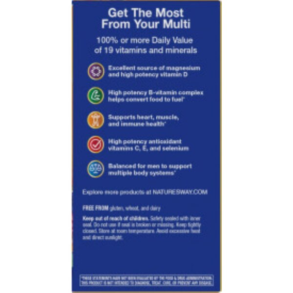 Nature's Way Alive! Men's Energy Multivitamin Tablets, 50 CT