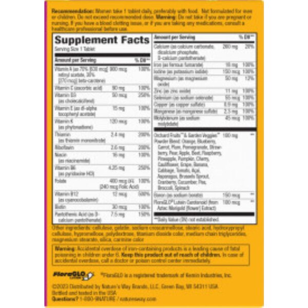 Nature's Way Alive! Women's Energy Multivitamin Tablets, 50 CT
