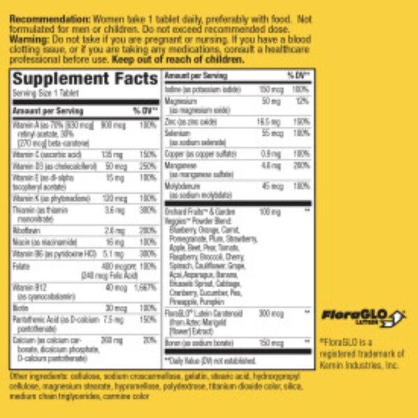 Alive Women's 50+ Multivitamin Tablets, 50 CT