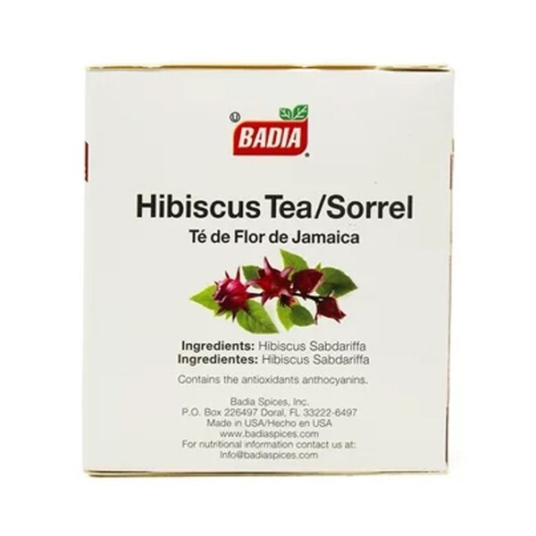 Badia Te de Flor de Jamaica (Hibiscus Tea/Sorrel Tea Bags)
