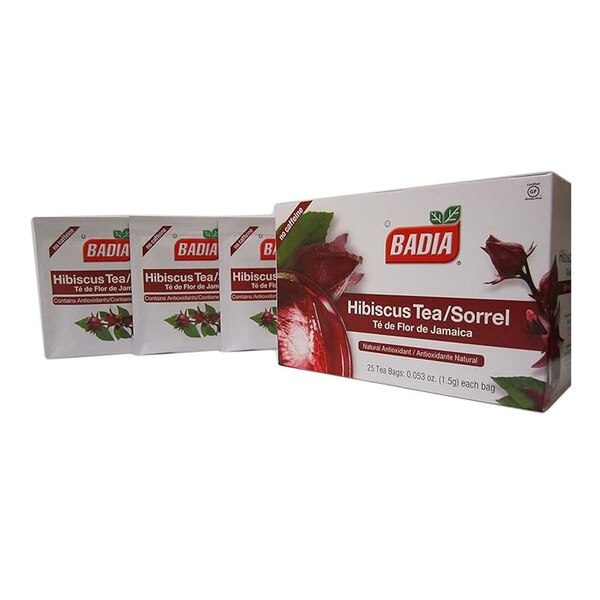 Badia Te de Flor de Jamaica (Hibiscus Tea/Sorrel Tea Bags)