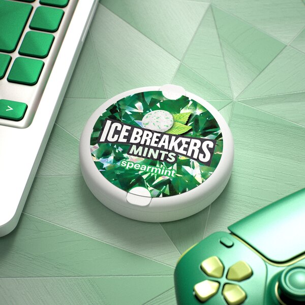 Ice Breakers Spearmint Sugar Free Mints, 1.56 oz