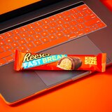 Reese's Fast Break Milk Chocolate, Peanut Butter and Nougat King Size Candy, 3.5 oz, thumbnail image