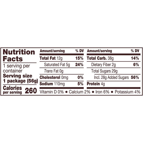 5th Avenue Crunchy Peanut Butter, Rich Chocolate Coating, 2 oz
