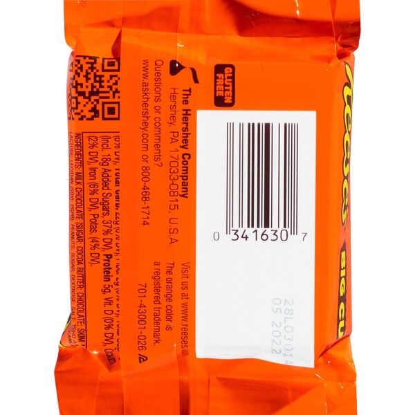 Reese's, Milk Chocolate and Peanut Butter, Big Cup, 1.4 oz
