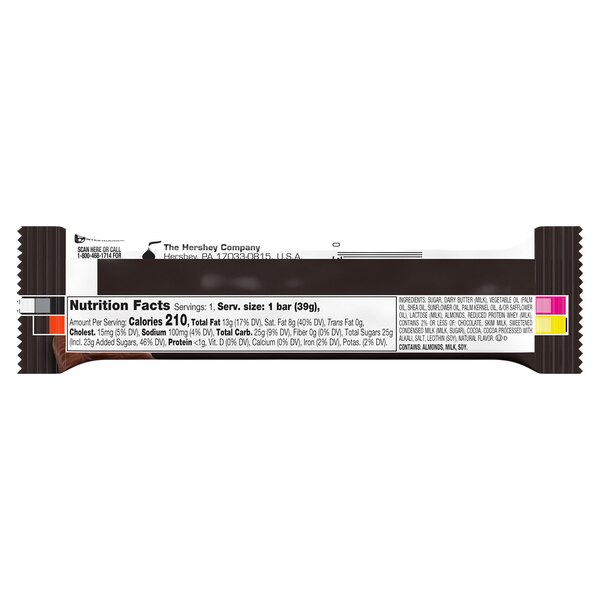 Hershey's, Skor Milk Chocolate Crisp Butter Toffee Bar, 1.4 oz