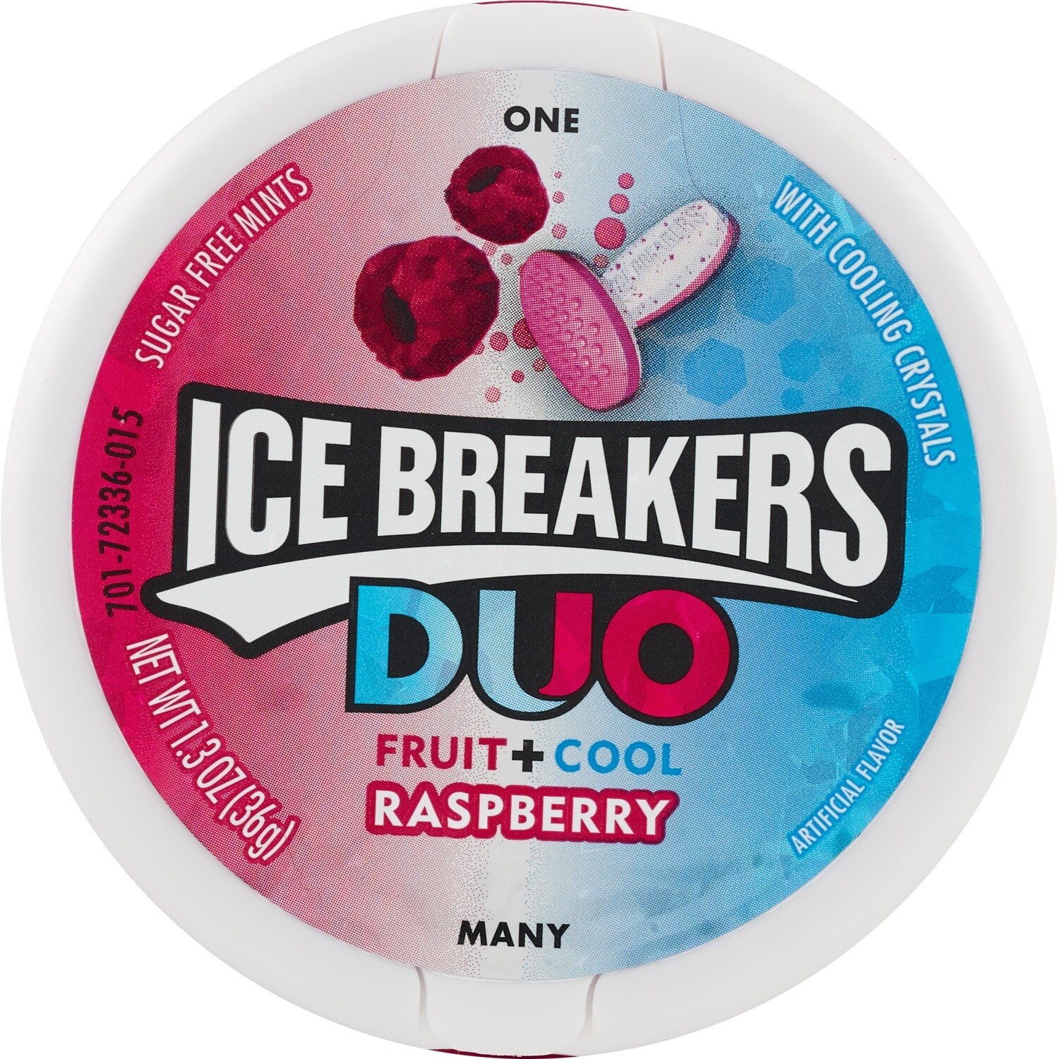 Ice Breakers - Mentas sin azúcar, Duo Fruit + Cool Raspberry