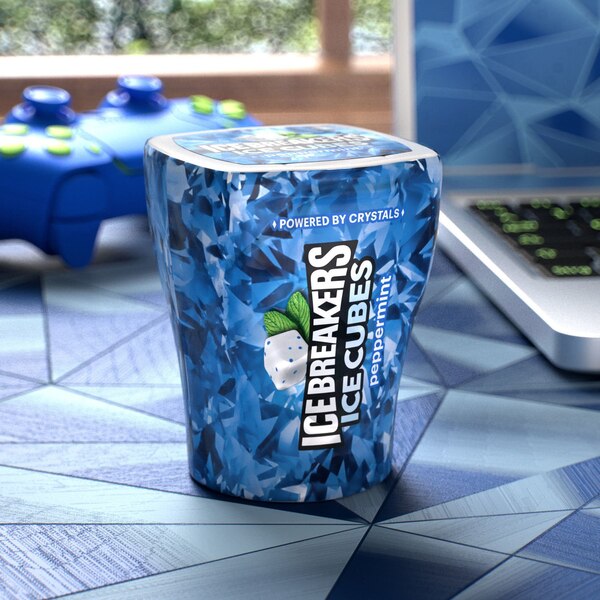 Ice Breakers Ice Cubes Peppermint Sugar Free Gum