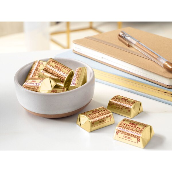 Hershey's Nuggets SPECIAL DARK Chocolate with Almonds Candy, 10.1 oz