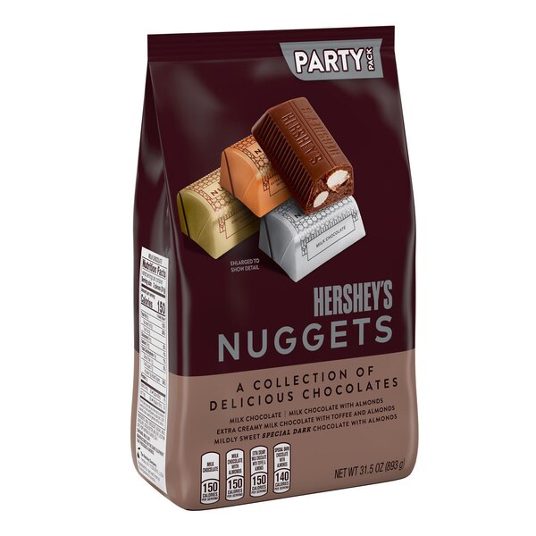 Hershey's Nuggets Assorted Chocolate Candy, 31.5 oz