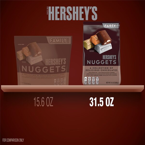 Hershey's Nuggets Assorted Chocolate Candy, 31.5 oz