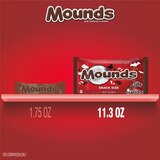 Mounds, Dark Chocolate & Coconut Snack Size Candy Bars, 11.3 oz, thumbnail image