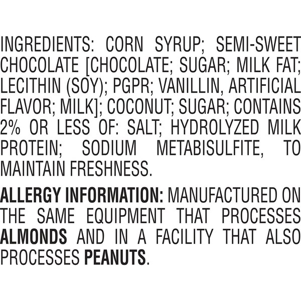 Mounds, Dark Chocolate & Coconut Snack Size Candy Bars, 11.3 oz