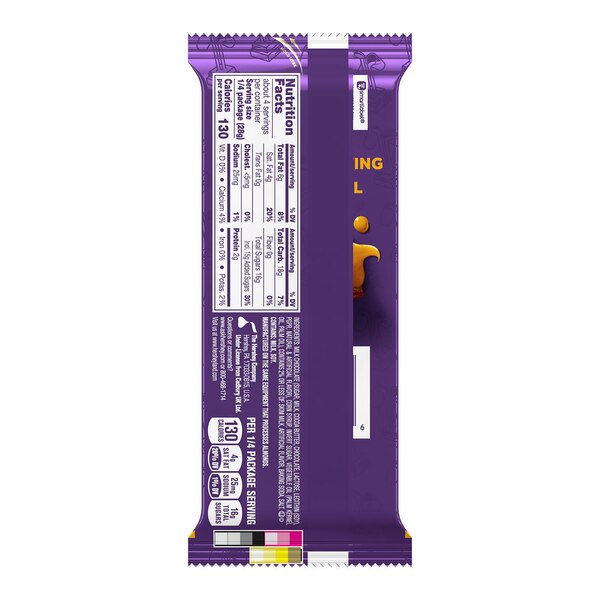 Cadbury Dairy Milk Caramello Milk Chocolate Caramel Candy, 4 oz