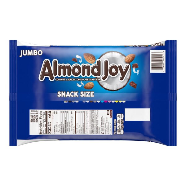 Almond Joy Coconut & Almond Chocolate Snack Size Candy Bars, 20.1 oz