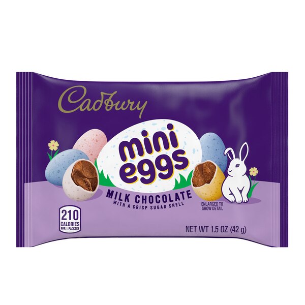 Cadbury, Mini Eggs, Milk Chocolate, 1.5 oz