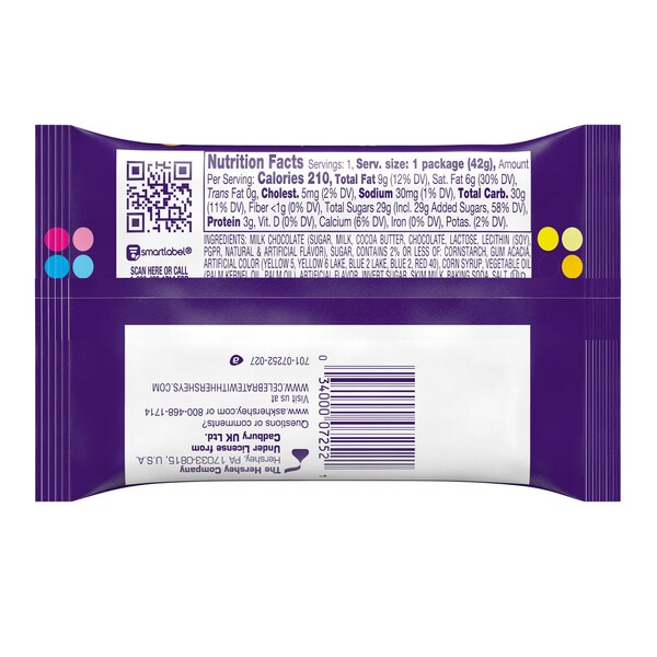 Cadbury, Mini Eggs, Milk Chocolate, 1.5 oz