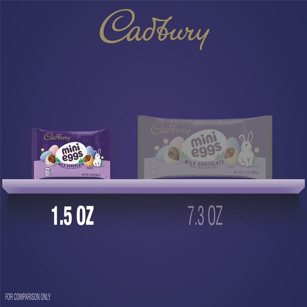 Cadbury, Mini Eggs, Milk Chocolate, 1.5 oz