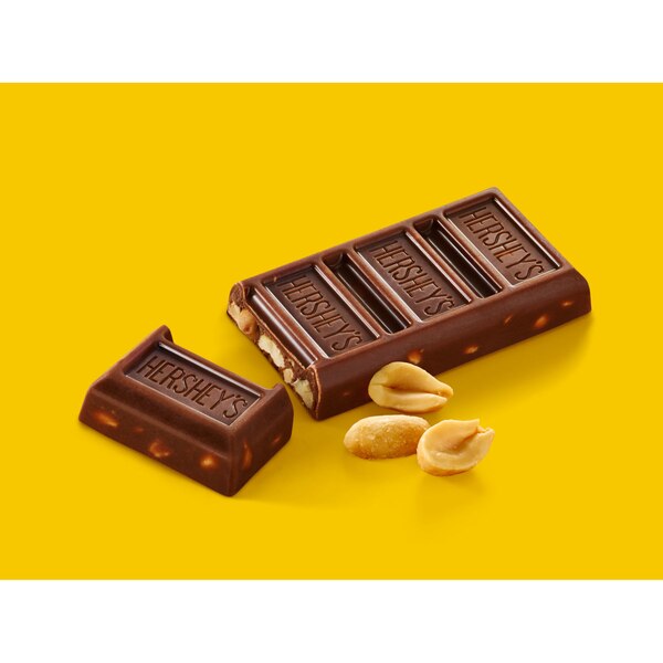 HERSHEY'S MR. GOODBAR Chocolate With Peanuts Snack Size, Candy Bars, 0.45 OZ (5 Count)